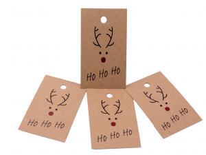 Geschenkanhänger Rudolf Ho Ho Ho 20 Stück Geschenkanhänger Rudolf Ho Ho Ho 20 Stück