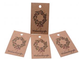Geschenkanhänger Kranz - Weihnachtsgrüße 20 Stück Geschenkanhänger Kranz - Weihnachtsgrüße 20 Stück